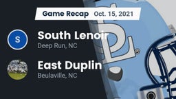 Recap: South Lenoir  vs. East Duplin  2021