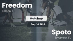 Matchup: Freedom vs. Spoto  2016