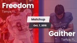 Matchup: Freedom vs. Gaither  2016