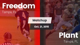Matchup: Freedom vs. Plant  2016