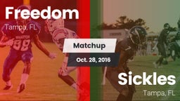 Matchup: Freedom vs. Sickles  2016