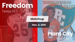 Matchup: Freedom vs. Plant City  2016