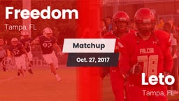 Matchup: Freedom vs. Leto  2017