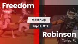 Matchup: Freedom vs. Robinson  2019