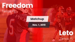 Matchup: Freedom vs. Leto  2019