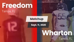 Matchup: Freedom vs. Wharton  2020