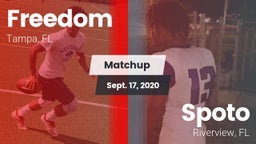Matchup: Freedom vs. Spoto  2020