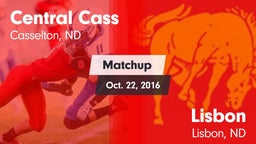 Matchup: Central Cass vs. Lisbon  2016