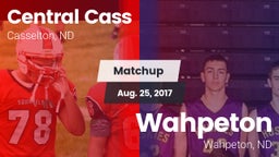 Matchup: Central Cass vs. Wahpeton  2017