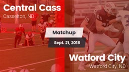 Matchup: Central Cass vs. Watford City  2018