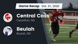 Recap: Central Cass  vs. Beulah  2020