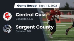 Recap: Central Cass  vs. Sargent County 2022