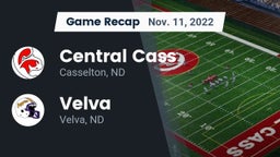 Recap: Central Cass  vs. Velva  2022