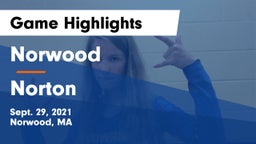 Norwood  vs Norton Game Highlights - Sept. 29, 2021