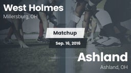 Matchup: West Holmes vs. Ashland  2016