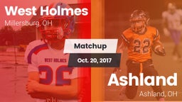 Matchup: West Holmes vs. Ashland  2017