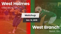 Matchup: West Holmes vs. West Branch  2018