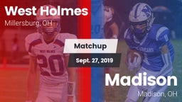 Matchup: West Holmes vs. Madison  2019