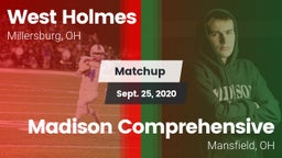 Matchup: West Holmes vs. Madison Comprehensive  2020