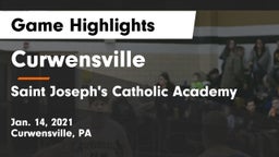 Curwensville  vs Saint Joseph's Catholic Academy Game Highlights - Jan. 14, 2021