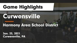 Curwensville  vs Harmony Area School District Game Highlights - Jan. 23, 2021