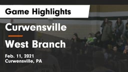 Curwensville  vs West Branch  Game Highlights - Feb. 11, 2021