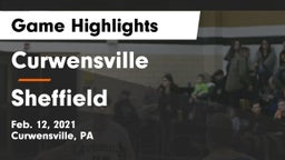 Curwensville  vs Sheffield  Game Highlights - Feb. 12, 2021