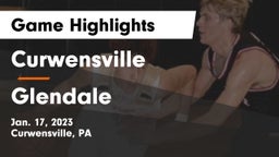 Curwensville  vs Glendale  Game Highlights - Jan. 17, 2023