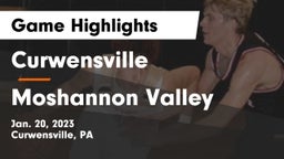 Curwensville  vs Moshannon Valley  Game Highlights - Jan. 20, 2023