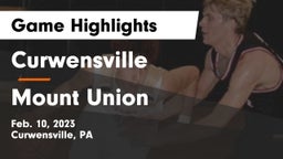 Curwensville  vs Mount Union Game Highlights - Feb. 10, 2023