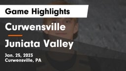 Curwensville  vs Juniata Valley Game Highlights - Jan. 25, 2023