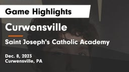 Curwensville  vs Saint Joseph's Catholic Academy Game Highlights - Dec. 8, 2023