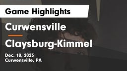 Curwensville  vs Claysburg-Kimmel  Game Highlights - Dec. 18, 2023
