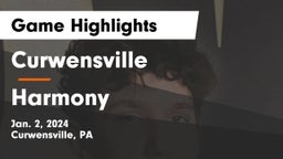 Curwensville  vs Harmony  Game Highlights - Jan. 2, 2024
