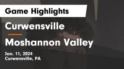 Curwensville  vs Moshannon Valley  Game Highlights - Jan. 11, 2024