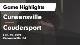 Curwensville  vs Coudersport  Game Highlights - Feb. 20, 2024