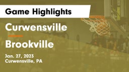 Curwensville  vs Brookville  Game Highlights - Jan. 27, 2023
