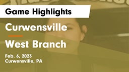 Curwensville  vs West Branch  Game Highlights - Feb. 6, 2023