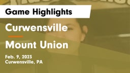 Curwensville  vs Mount Union Game Highlights - Feb. 9, 2023