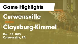 Curwensville  vs Claysburg-Kimmel  Game Highlights - Dec. 19, 2023