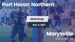 Matchup: Port Huron Northern vs. Marysville  2017