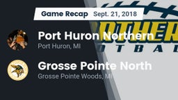 Recap: Port Huron Northern  vs. Grosse Pointe North  2018
