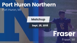 Matchup: Port Huron Northern vs. Fraser  2018