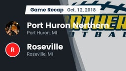 Recap: Port Huron Northern  vs. Roseville  2018