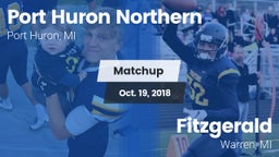 Matchup: Port Huron Northern vs. Fitzgerald  2018