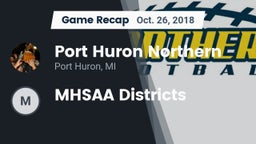 Recap: Port Huron Northern  vs. MHSAA Districts 2018