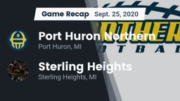 Recap: Port Huron Northern  vs. Sterling Heights  2020