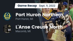Recap: Port Huron Northern  vs. L'Anse Creuse North  2022