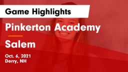 Pinkerton Academy vs Salem  Game Highlights - Oct. 6, 2021