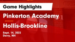 Pinkerton Academy vs Hollis-Brookline Game Highlights - Sept. 14, 2022